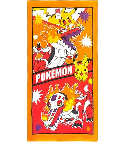 Amazon.co.jp: 林(Hayashi) バスタオル ブルー 約60×120cm ポケモン